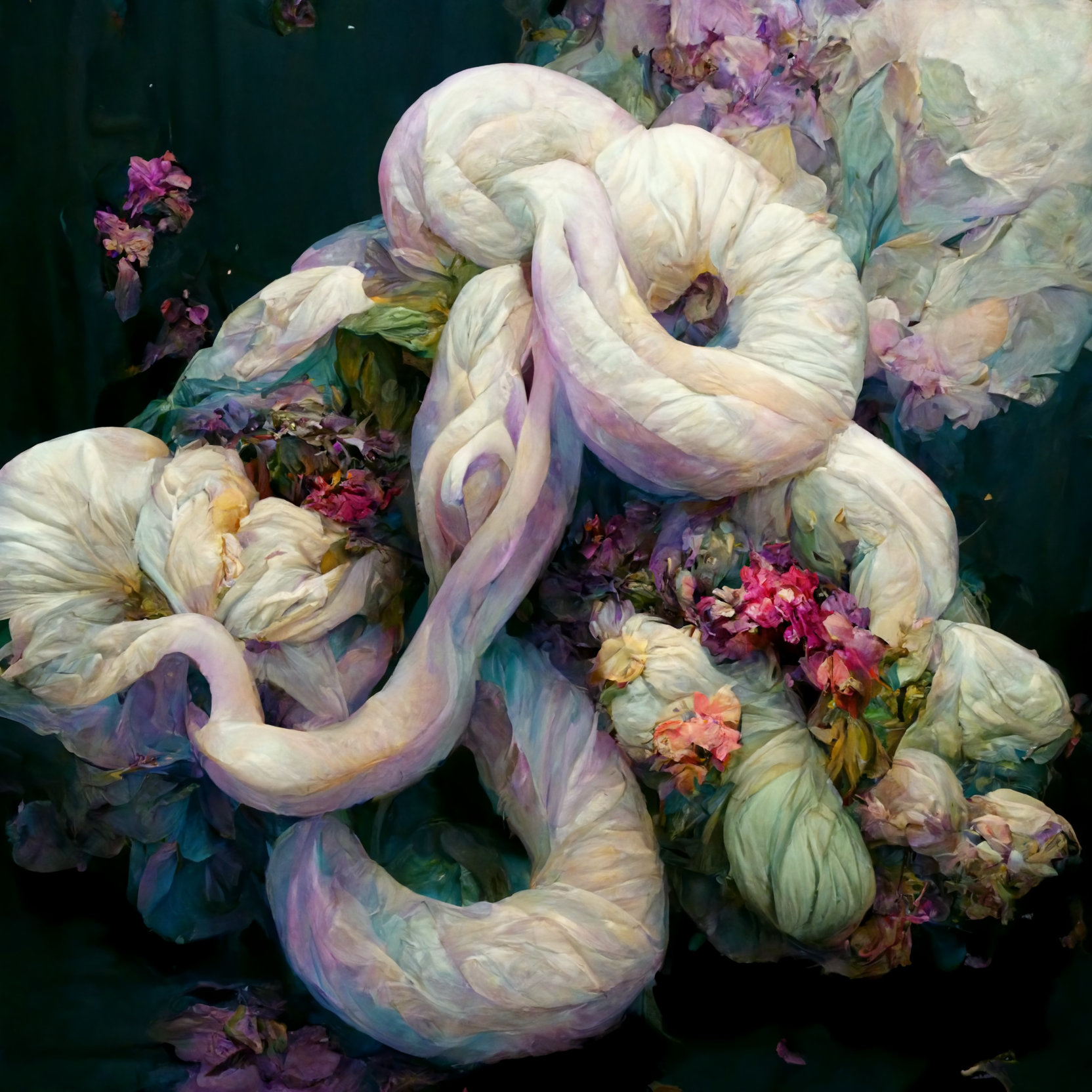 Elida_pile_of_snakes_flowers_intertwined_vines_pearlescent_ethe_eae7e0b8-7ec0-4dc4-8b5e-8be7d1980894